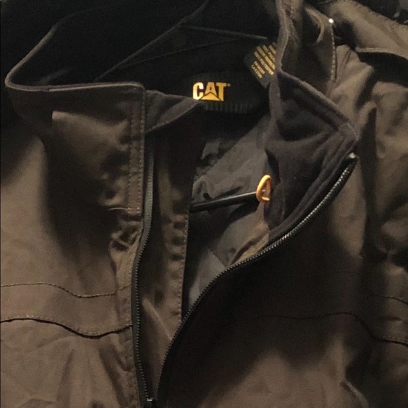 COPY - CAT BLACK JACKET WOMENS no hood , size adult XL, lclean in and out - Picture 9 of 9